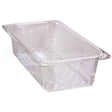 33CLRCW-135 Compatible Cambro Colander Food Pan 1/3X3 Clear