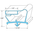341-60005-01 Compatible Kairak Drawer Gasket