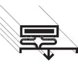 341-60272-01 Compatible Kairak Gasket, Drawer, 8-3/8"X25-1/2"