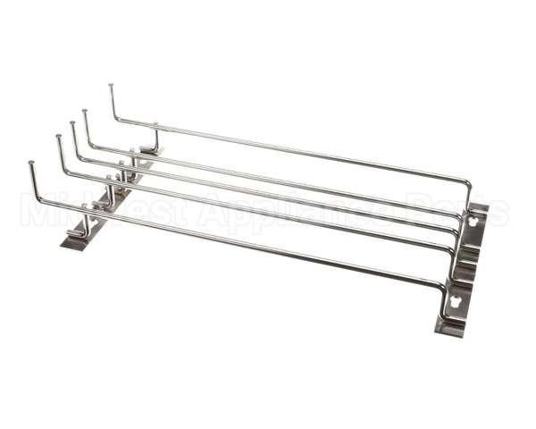 35-0039-F Nu-Vu Rack Side Left 5 Tier Chrome F