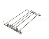 35-0039-F Nu-Vu Rack Side Left 5 Tier Chrome F