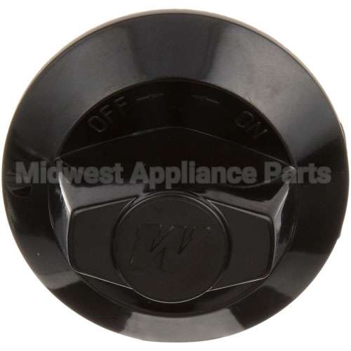 00-719257-00002 Compatible Hobart Black Knob 2-1/2 D, Off-On