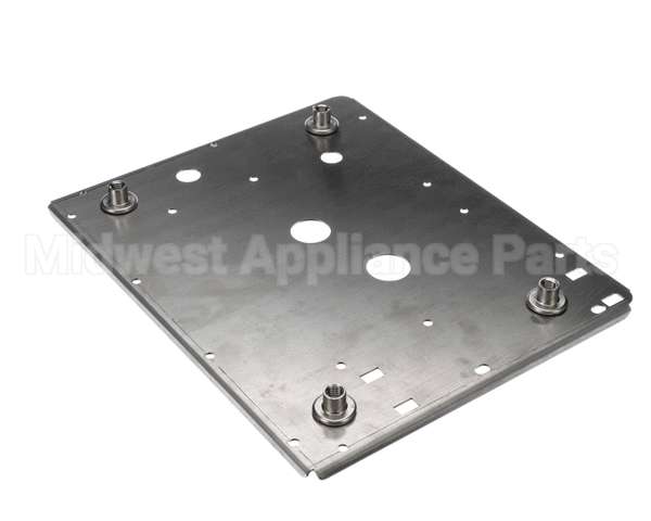 35227.0000 Bunn Base Weldment, Halfwall Blk Single Tf