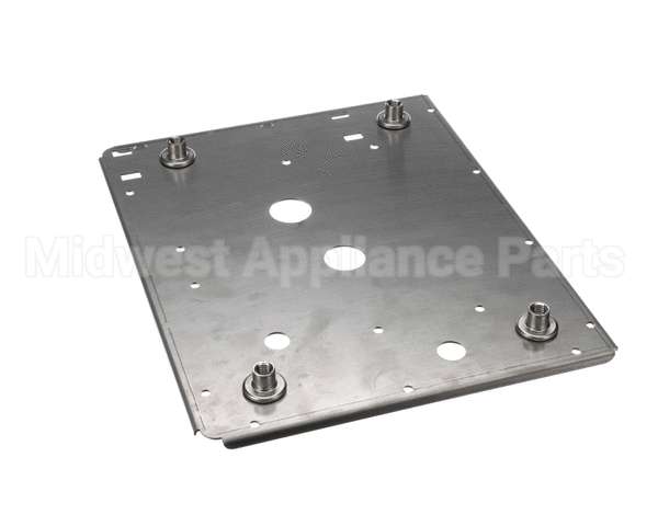 35227.0000 Bunn Base Weldment, Halfwall Blk Single Tf