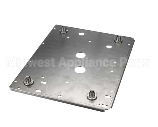 35227.0000 Bunn Base Weldment, Halfwall Blk Single Tf
