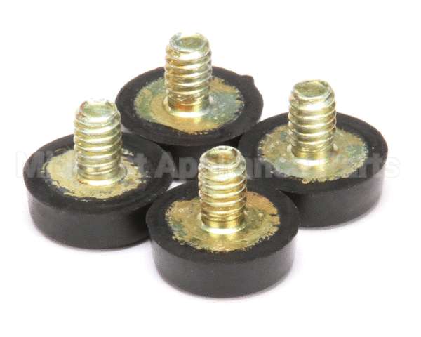 35712.0000 Bunn Kit,Foot 4Pk .75Odx.25Ht.25Thd