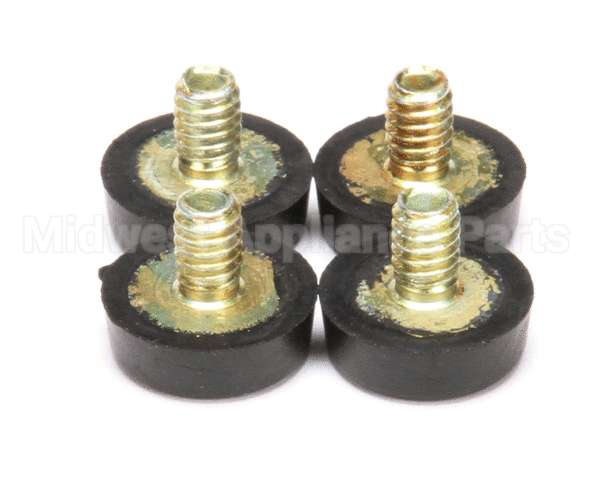 35712.0000 Bunn Kit,Foot 4Pk .75Odx.25Ht.25Thd