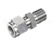 359-00233 Grindmaster Cecilware Adapter 3/8"Comp X 1/4"Mpt Ss