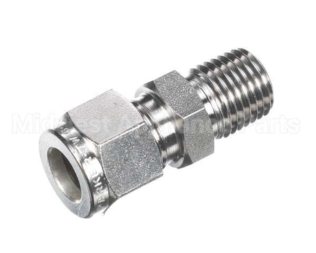 359-00233 Grindmaster Cecilware Adapter 3/8"Comp X 1/4"Mpt Ss