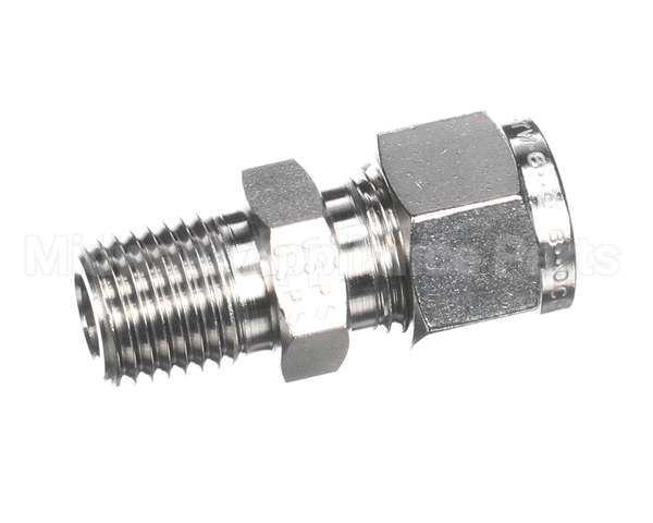 359-00233 Grindmaster Cecilware Adapter 3/8"Comp X 1/4"Mpt Ss
