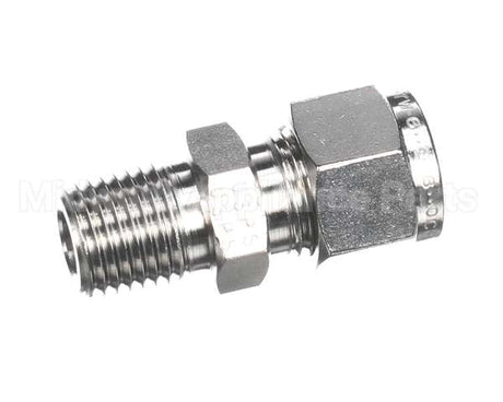 359-00233 Grindmaster Cecilware Adapter 3/8"Comp X 1/4"Mpt Ss
