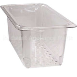 35CLRCW135 Compatible Cambro Colander Food Pan 1/3X5 Clear