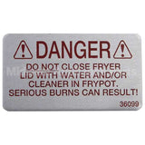 36099 Compatible Henny Penny Label - Danger