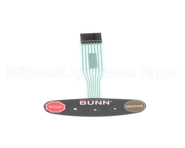 36231.0006 Bunn Switch, Memb Prgm W/Stop-Mocha