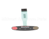 36231.0006 Bunn Switch, Memb Prgm W/Stop-Mocha