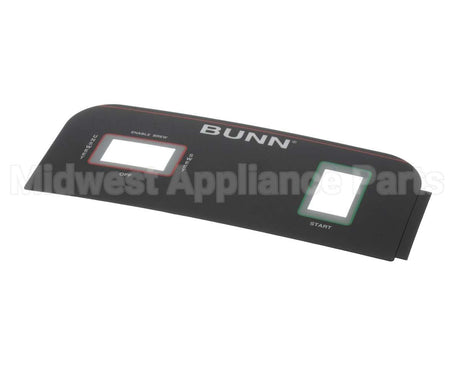 36590.0002 Bunn Decal, Cont Panel W/Sweetner