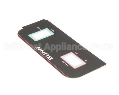 36590.0017 Bunn Decal,Cont Pnl W/O Ready (Tb3