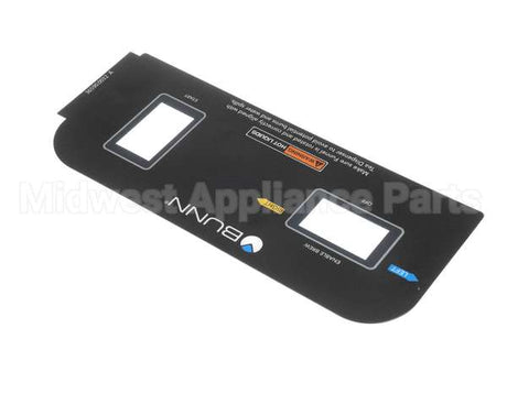 36590.0032 Bunn Decal, Cont Pnl Dual Dilu