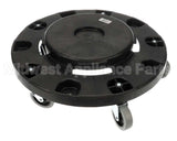 3691103 Carlisle Bronco Black Standard Round Container Do