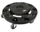 3691103 Carlisle Bronco Black Standard Round Container Do