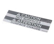 369668 Lincoln Label Caution Hot