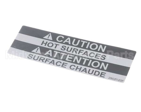 369668 Lincoln Label Caution Hot