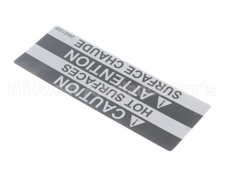 369668 Lincoln Label Caution Hot