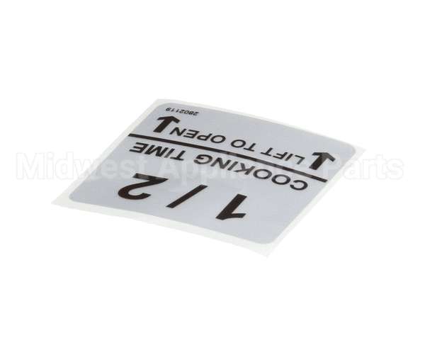 370032 Lincoln Label 1/2 Cooktime
