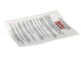 37332 Henny Penny Label-Boilover Prevention, Gm