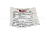 37332 Henny Penny Label-Boilover Prevention, Gm