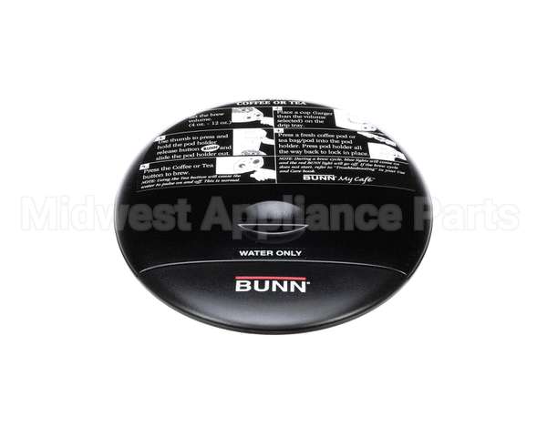 37495.1000 Bunn Lid Assembly, Mca/Mcp With Decal