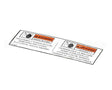 37528 Henny Penny Label - Bi-Ling Disc. Power