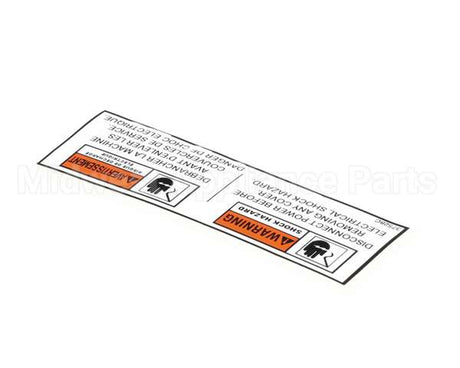 37528 Henny Penny Label - Bi-Ling Disc. Power