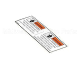 37528 Henny Penny Label - Bi-Ling Disc. Power