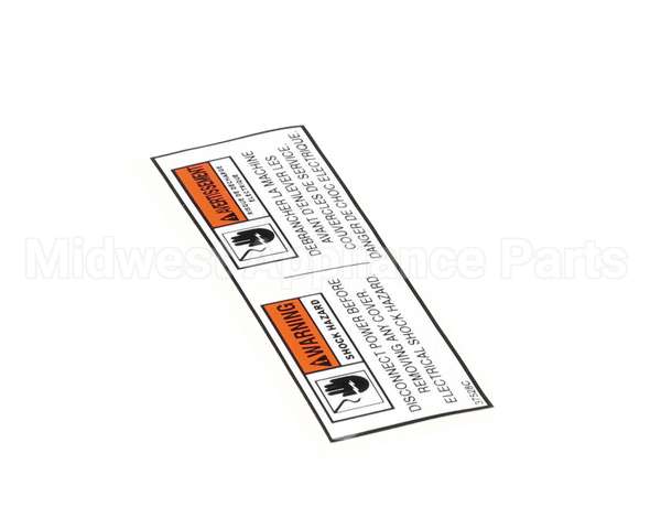 37528 Henny Penny Label - Bi-Ling Disc. Power
