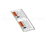 37528 Henny Penny Label - Bi-Ling Disc. Power