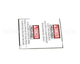 37529 Henny Penny Label - Bi-Ling Drain Valve