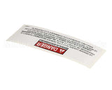 37989 Henny Penny Label-Danger Stirring Fre