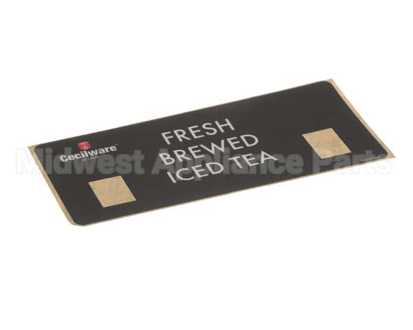 380-00064 Grindmaster Cecilware Label, Iced Tea - Ltb/Tb3