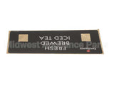 380-00064 Grindmaster Cecilware Label, Iced Tea - Ltb/Tb3