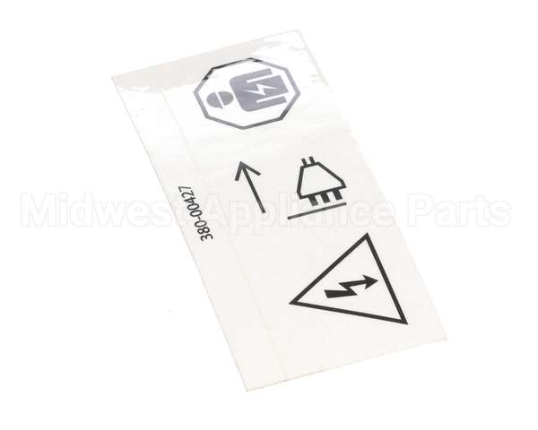 380-00427 Grindmaster Cecilware Label,Caution,Electrical