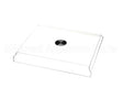 3802L-13 Vollrath Lid, Full Size Straw Boss Clr