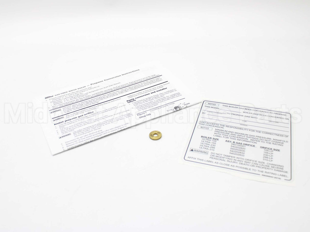 383-500-120 Weil Mclain Kit-R Nat To Lp Conv 230