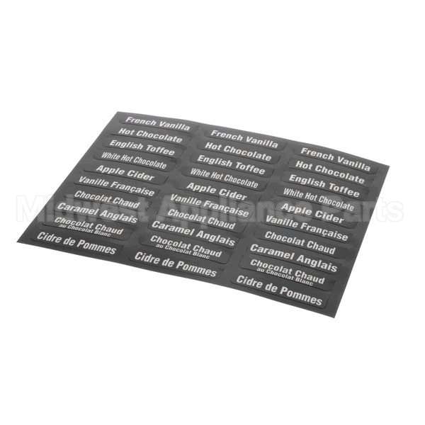 38749.7000 Compatible Bunn Flavordecals, Imix Eng/Fre