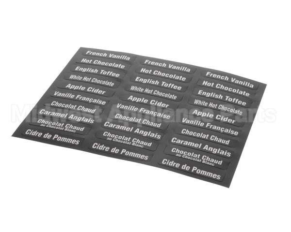 38749.7000 Bunn Flavor Decals Imix Eng/Fre