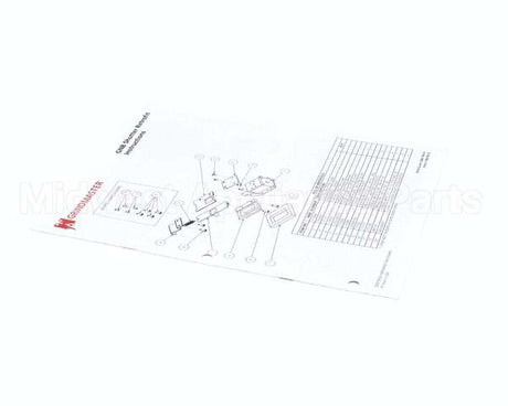 390-00173 Grindmaster Cecilware Instructions Shutter Kit Gnb