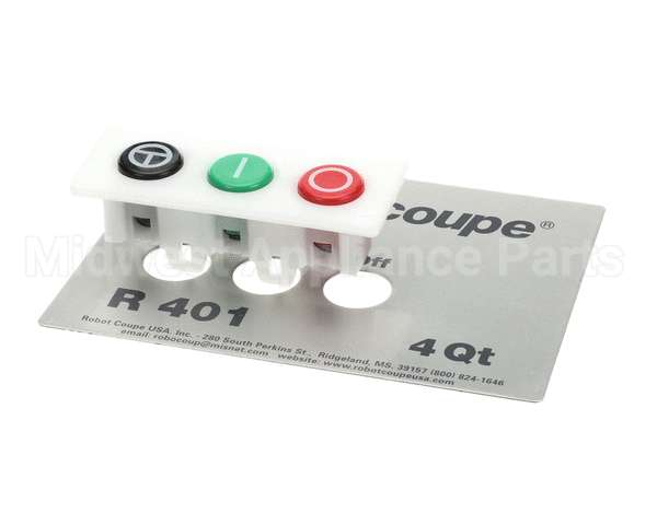 39110 Robot Coupe Switch Panel R401Us Assembly