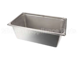 39368 Giles Pan, Breading, Ss, 8-In, W/Hole & Emboss