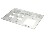39464 Middleby Label,Control Face Ps570/555