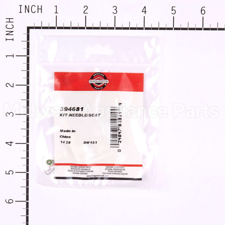 394681 Briggs & Stratton Kit-Needle/Seat